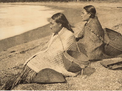 ON THE SHORES AT NOOTKA EDWARD CURTIS NORTH AMERICAN INDIAN PHOTO